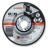 Bosch 2608602389 Grinding Disc, Inox 125X2.5X22.23Mm