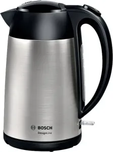 Rychlovarná konvice Bosch Haushalt TWK3P420 TWK3P420, 2400 W, 1.7 l, stříbrná