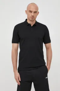 Bavlněné polo tričko BOSS černá barva #6132376