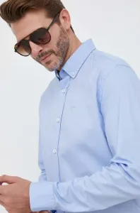 Bavlněná košile BOSS regular, s límečkem button-down