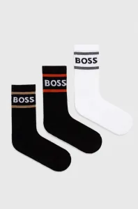 BOSS Ponožky 3 páry Černá #5241502