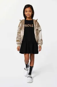 Dívčí šaty BOSS černá barva, mini #5685019