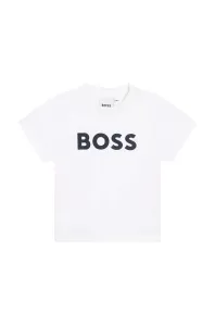 Kojenecké tričko BOSS bílá barva, s potiskem #4951205