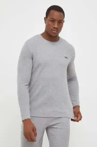 Tričko s dlouhým rukávem BOSS šedá barva #5943741