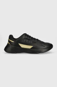 Sneakers boty BOSS Dean černá barva, 50487577