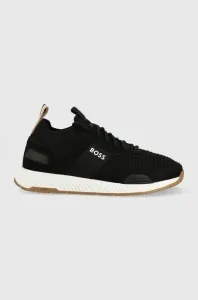 Sneakers boty BOSS Titanium černá barva