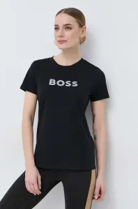 Bavlněné tričko BOSS x Alica Schmidt černá barva #5007831