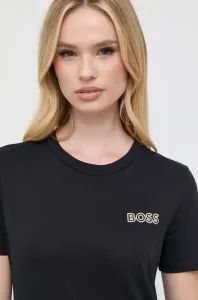 Bavlněné tričko BOSS x Alica Schmidt černá barva #5971775