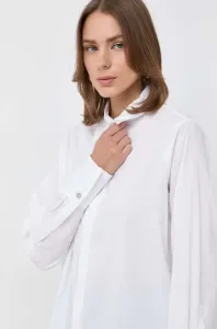 Košile BOSS dámská, bílá barva, regular, s klasickým límcem #5971177
