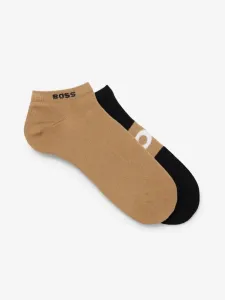 BOSS Ponožky 2 páry Černá