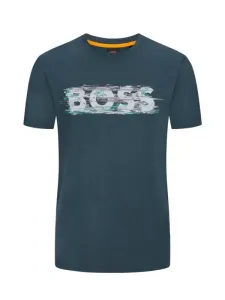 Nadměrná velikost: Boss Orange, Tričko s potiskem loga Zelená