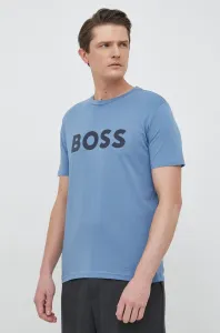 Bavlněné tričko BOSS BOSS CASUAL s potiskem #5861433