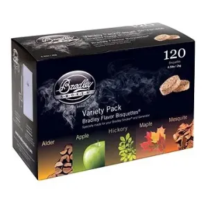 Bradley Smoker - Brikety Premium Five Flavour Varieties 120ks