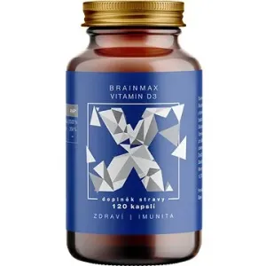 BrainMax Vitamin D3, 5000 IU, 120 rostlinných kapslí