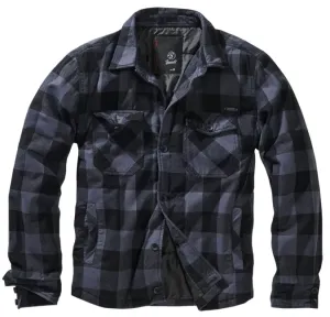 Brandit Lumberjacket bunda, šedo černá - L