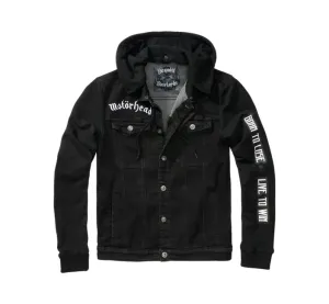 Brandit Motörhead Cradock Džínová bunda, černo-černá - M