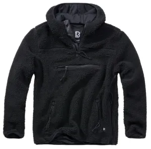 Brandit Teddyfleece Worker Pullover, černá - XL