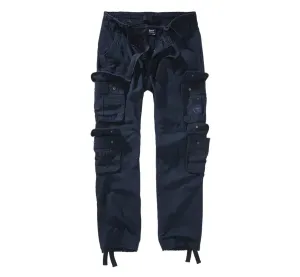 Brandit Pure slim fit kalhoty, navy - S