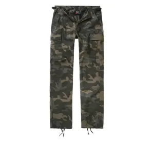 Dámské kalhoty BDU Ripstop značky Brandit, tmavě kamuflážová barva - 28