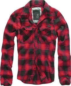 Brandit Checkshirt košile, červeno černá - S