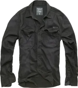 Brandit Hardee Košile s dlouhým rukávem, černá - XL