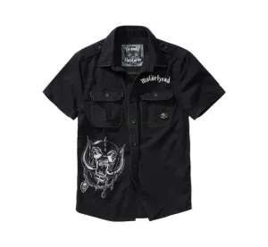 Brandit Motörhead Vintage košile s krátkým rukávem, černá - 4XL