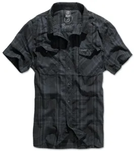 Brandit Roadstar košile s krátkým rukávem, černo-modrá - 5XL
