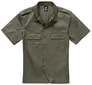 Brandit US košile s krátkým rukávem, oliv - 6XL