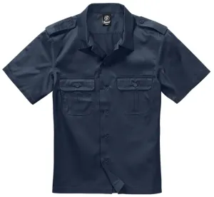 Brandit US košile s krátkým rukávem, navy - XL