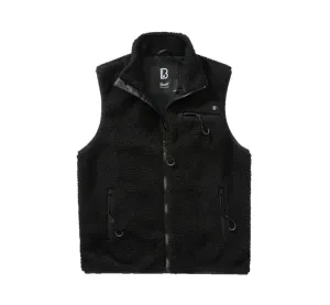 Fleecová vesta Brandit Teddyfleece, černá - L