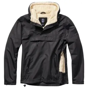 Brandit Windbreaker Sherpa bunda, černá - 3XL