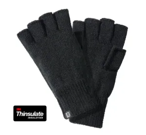 Pletené rukavice bez prstů Brandit, černé - M