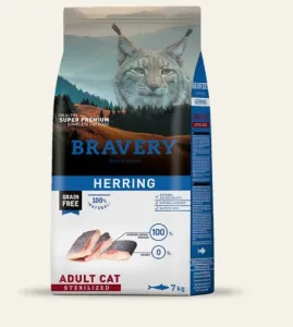 Bravery cat  STERILISED HERRING - 2kg