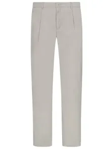 Nadměrná velikost: Brax, Chino kalhoty s minimalistickou strukturou, se skladem v pase Béžová