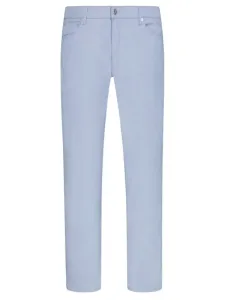 Nadměrná velikost: Brax, Kalhoty s pěti kapsami z jemné strukturované tkaniny, materiál Hi-Flex Světle Modrá #4789556