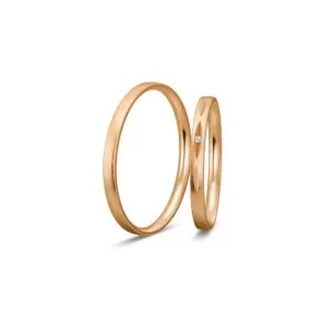 BREUNING zlaté snubní prsteny BR48/04331RG+BR48/04332RG #4552271