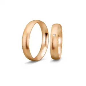 BREUNING zlaté snubní prsteny BR48/04408RG+BR48/14408RG #4552092