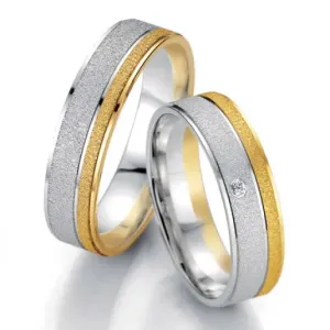 Breuning zlaté snubní prsteny BR48/07065BI+BR48/07066BI #2111316