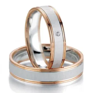 Breuning zlaté snubní prsteny BR48/07071BI+BR48/07072BI #2111319