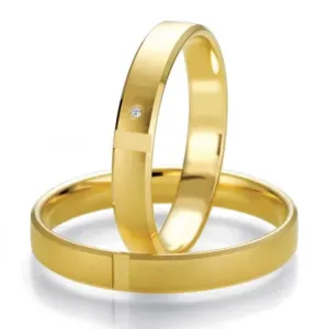 Breuning zlaté snubní prsteny BR48/07121YG+BR48/07122YG #2111320