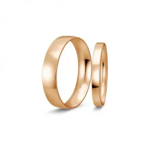 BREUNING zlaté snubní prsteny BR48/50113RG+BR48/50114RG #4552449