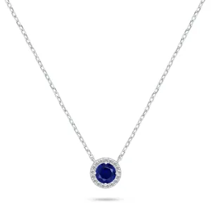 Brilio Silver Třpytivý stříbrný náhrdelník se zirkony NCL136WB #5510571