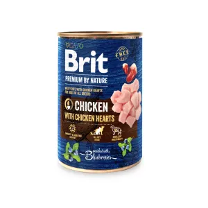 Konzerva Brit Premium by Nature Chicken with Hearts 400g