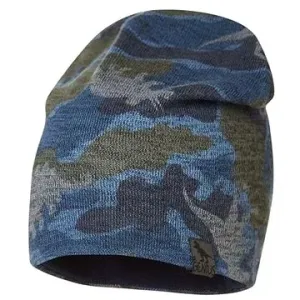 Broel dětská čepice maskáč Olle modrá - 55 cm