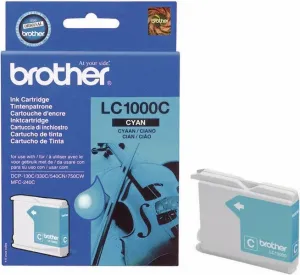 BROTHER LC-1000 - originální cartridge, azurová, 400 stran