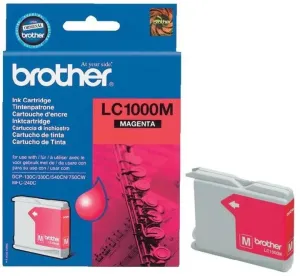 BROTHER LC-1000 - originální cartridge, purpurová, 400 stran