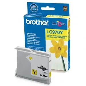 BROTHER LC-970 - originální cartridge, žlutá, 300 stran