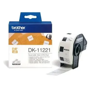 Brother DK-11221, 23mm x 23mm, papírové štítky