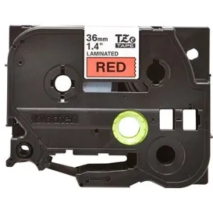 Brother TZ-461 / TZe-461, 36mm x 8m, černý tisk / červený podklad, originální páska