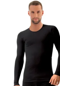 Pánské tričko Comfort Cotton LS01120 Brubeck Barva/Velikost: černá / XL/XXL
